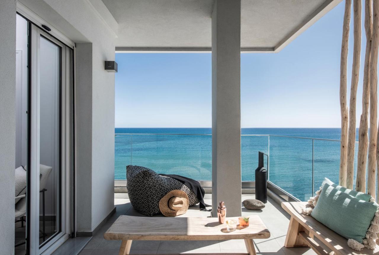 Khroma Luxury Suite 1 Beach Front Apartment Hersonissos  Exteriör bild