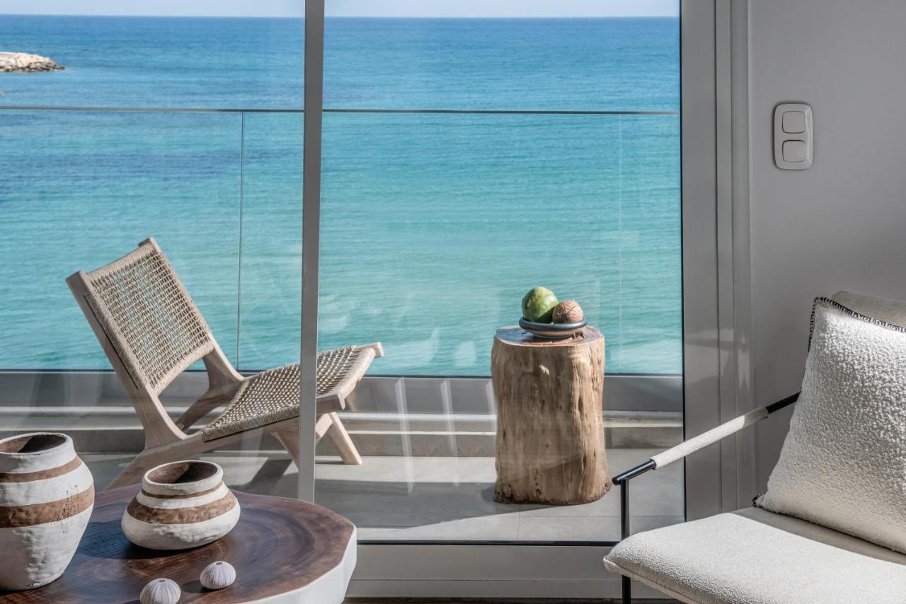 Khroma Luxury Suite 1 Beach Front Apartment Hersonissos  Exteriör bild
