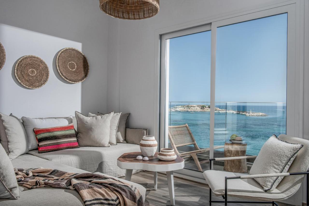 Khroma Luxury Suite 1 Beach Front Apartment Hersonissos  Exteriör bild