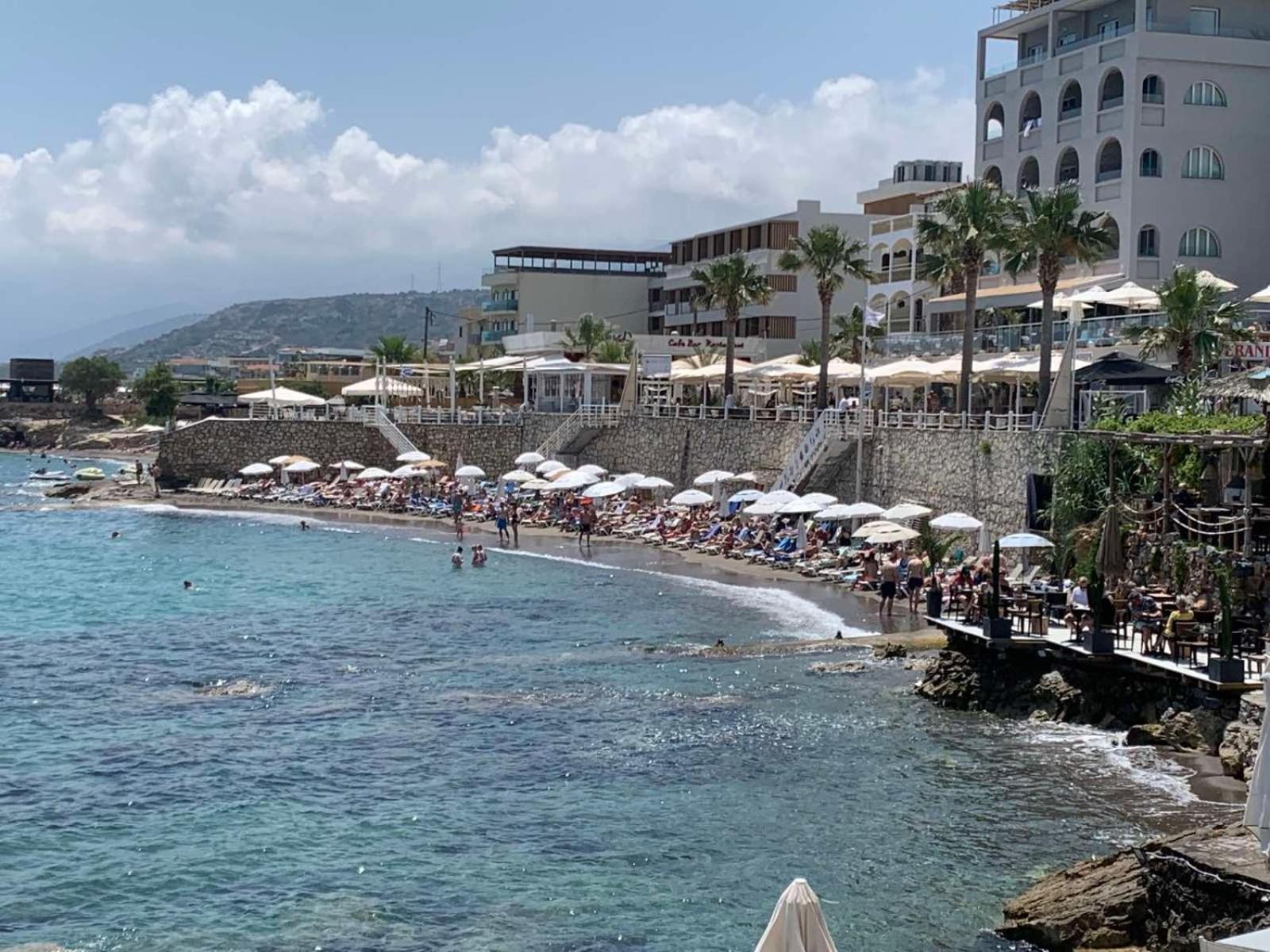 Khroma Luxury Suite 1 Beach Front Apartment Hersonissos  Exteriör bild